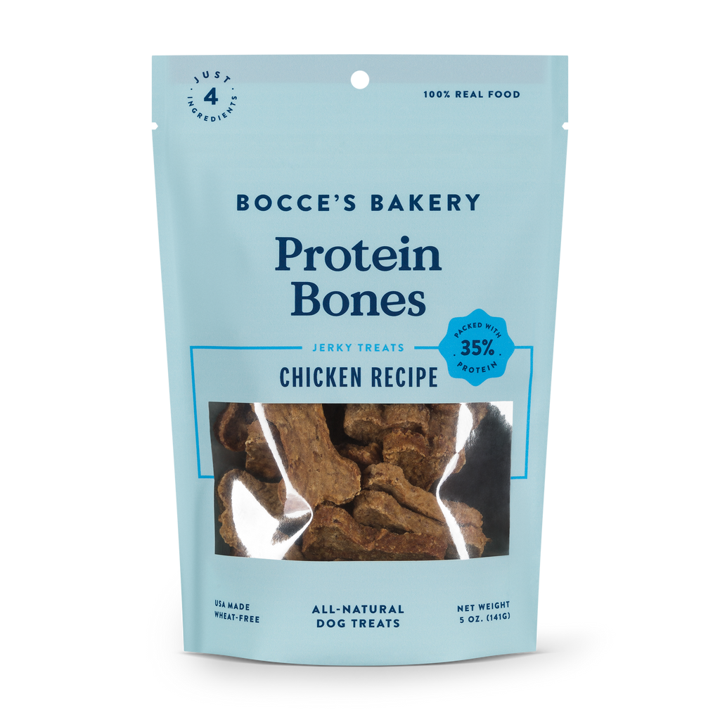 BOCCE'S BAKERY | Chicken Jerky Protein Bones Eat BOCCE'S BAKERY   