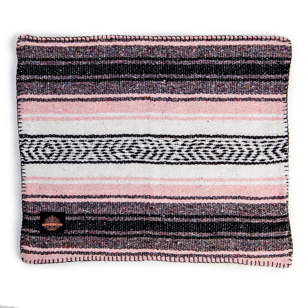 ROSIE BUNNY BEAN | Serape Blanket in Pink/Grey Sleep ROSIE BUNNY BEAN   