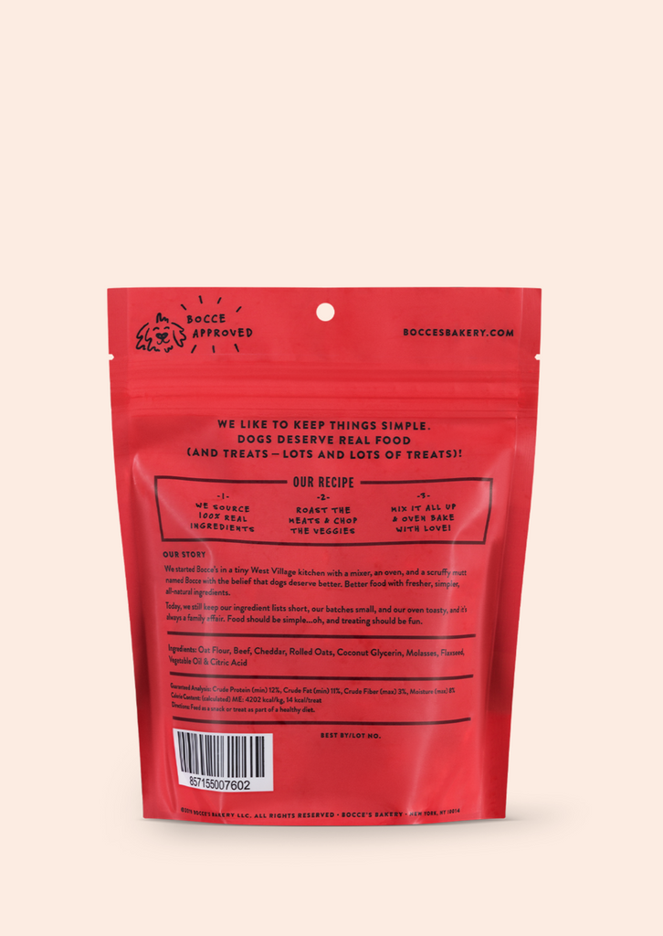 Say Moo Soft & Chewy Dog Treats Eat BOCCE'S BAKERY   