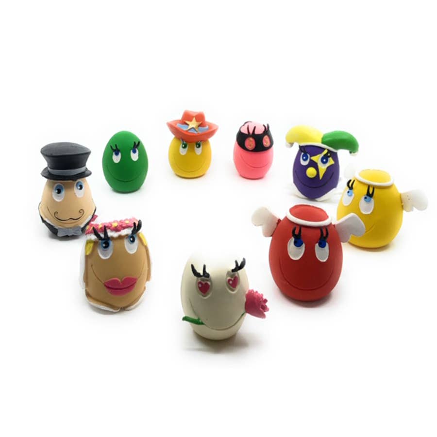 Squeaky Latex Egg Dog Toy Toys LANCO TOYS   