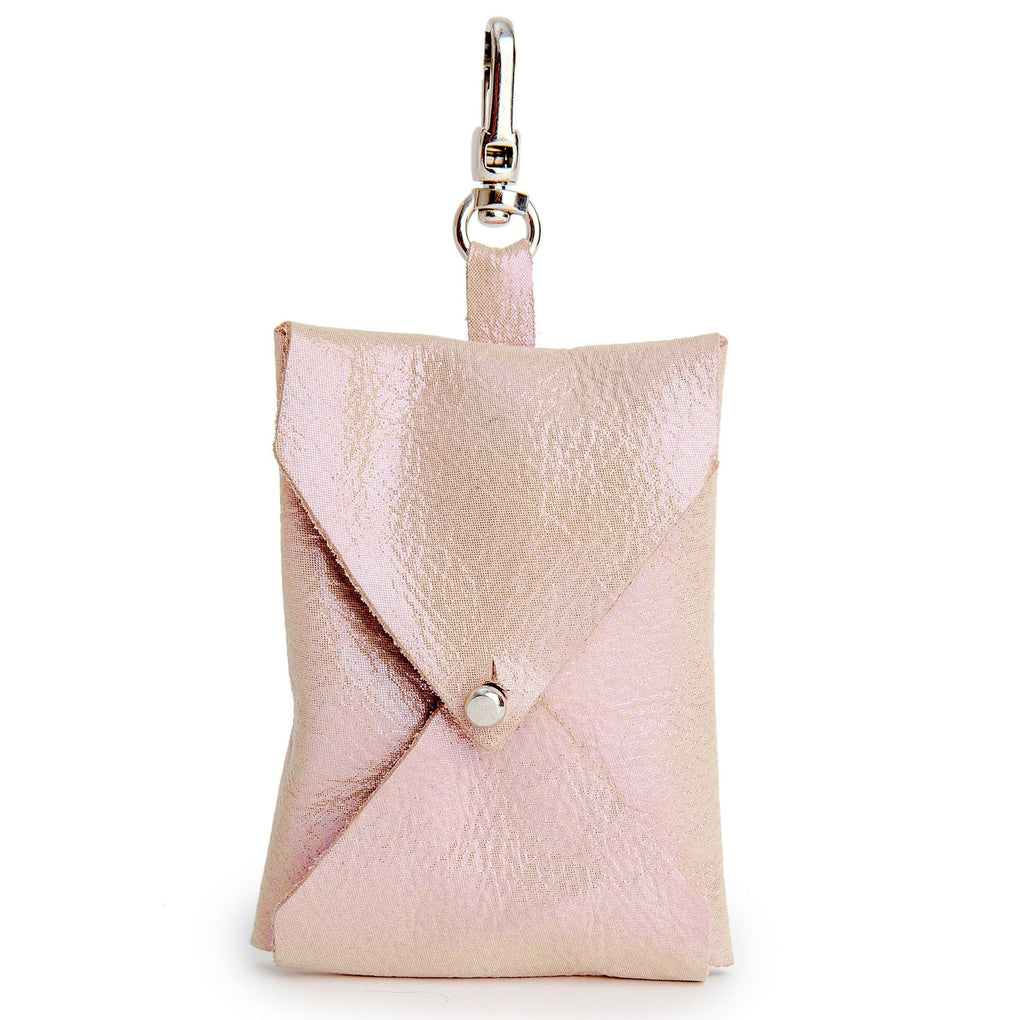 TRACEY TANNER | Luxe Leather Leash Bag in Soft Pink Shimmer Add-Ons TRACEY TANNER   