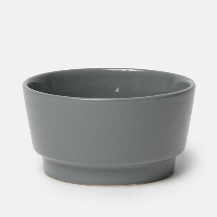 Ceramic Gloss Dog Bowl in Dolphin Grey Eat WAGGO   