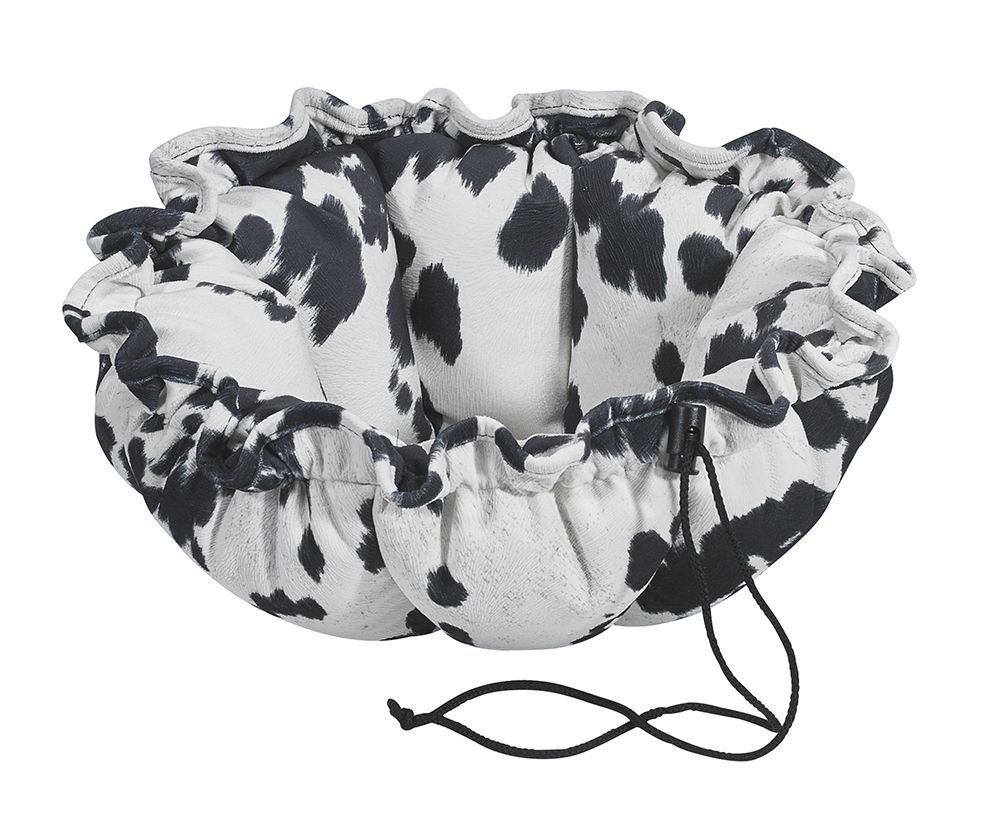 Buttercup Bed (Direct-Ship) HOME BOWSER'S PET PRODUCTS Small Wrangler (Black & White Cow Print) 